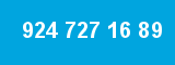 924 727 16 89 924 727 16 89